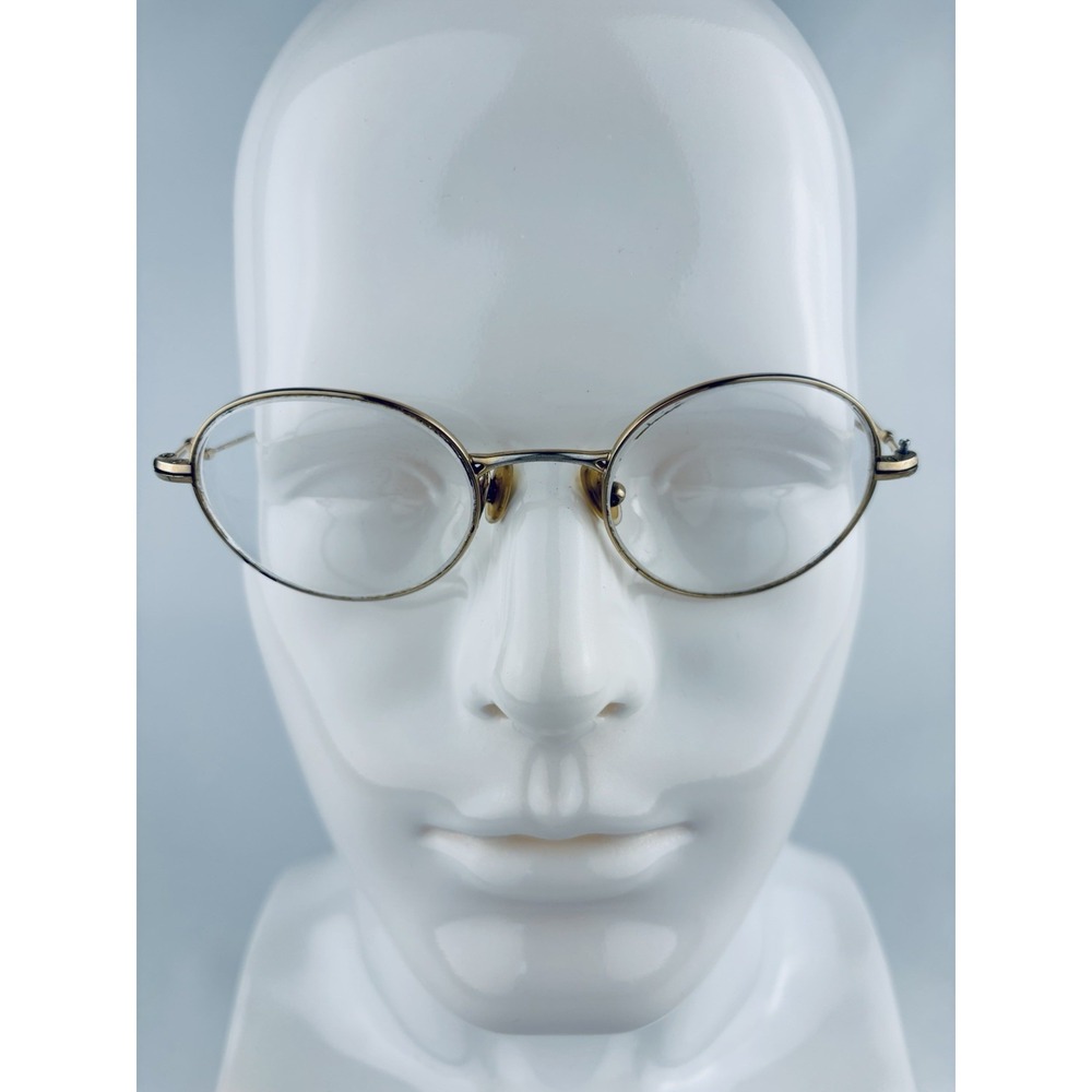 Giorgi Vintage Gold Wire Round Eyeglasses 46~20